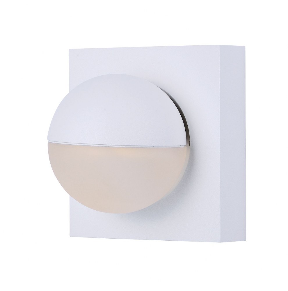 ET2 Lighting-E41326-WT-Alumilux Majik - 4.25 Inch 4W 1 LED Wall sconce White  White Finish