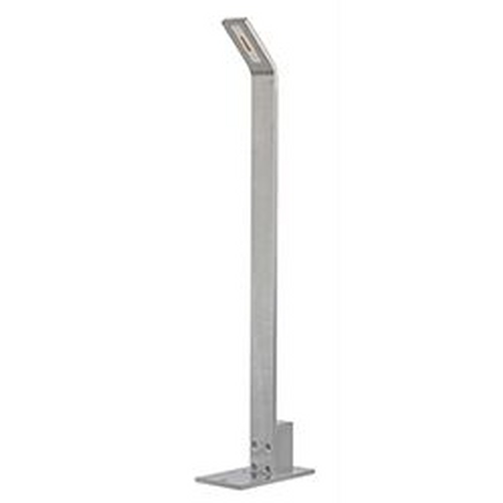 ET2 Lighting-E41367-SA-Alumilux Pathway-3W 1 LED Outdoor Pathay Light-3.25 Inches wide by 24 inches high   Satin Aluminum Finish