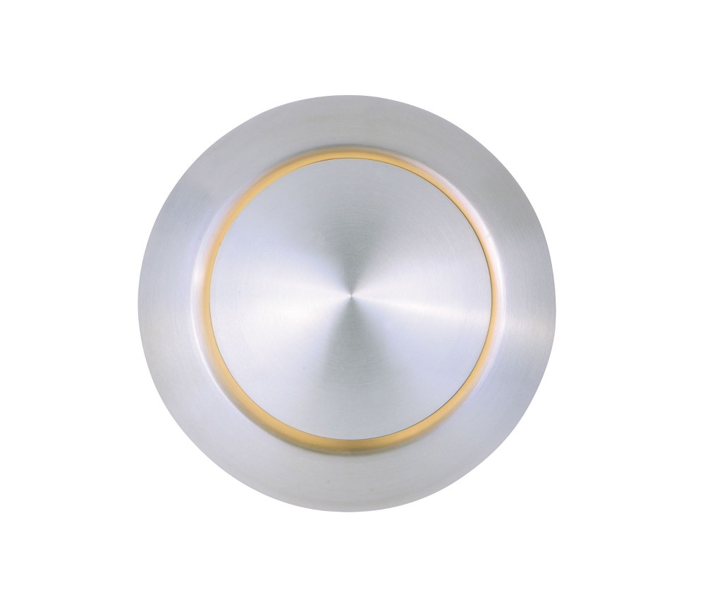 ET2 Lighting-E41375-SA-Alumilux Fulcrum-4W 1 LED Outdoor Wall Mount in Modern style-6.25 Inches wide by 6.25 inches high Satin Aluminum  Satin Aluminum Finish