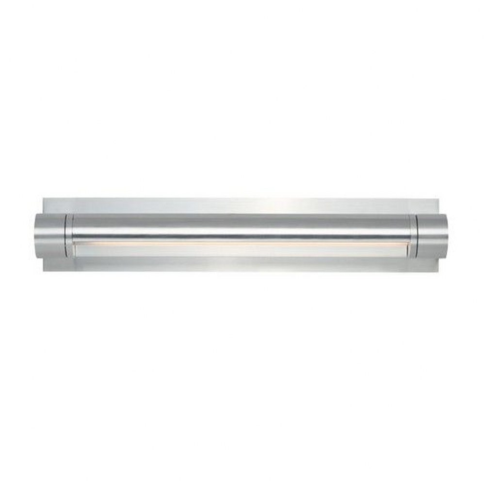 ET2 Lighting-E41463-SA-Alumilux AL-10W 1 LED Wall Sconce in Modern style-24 Inches wide by 4.5 inches high   Satin Aluminum Finish