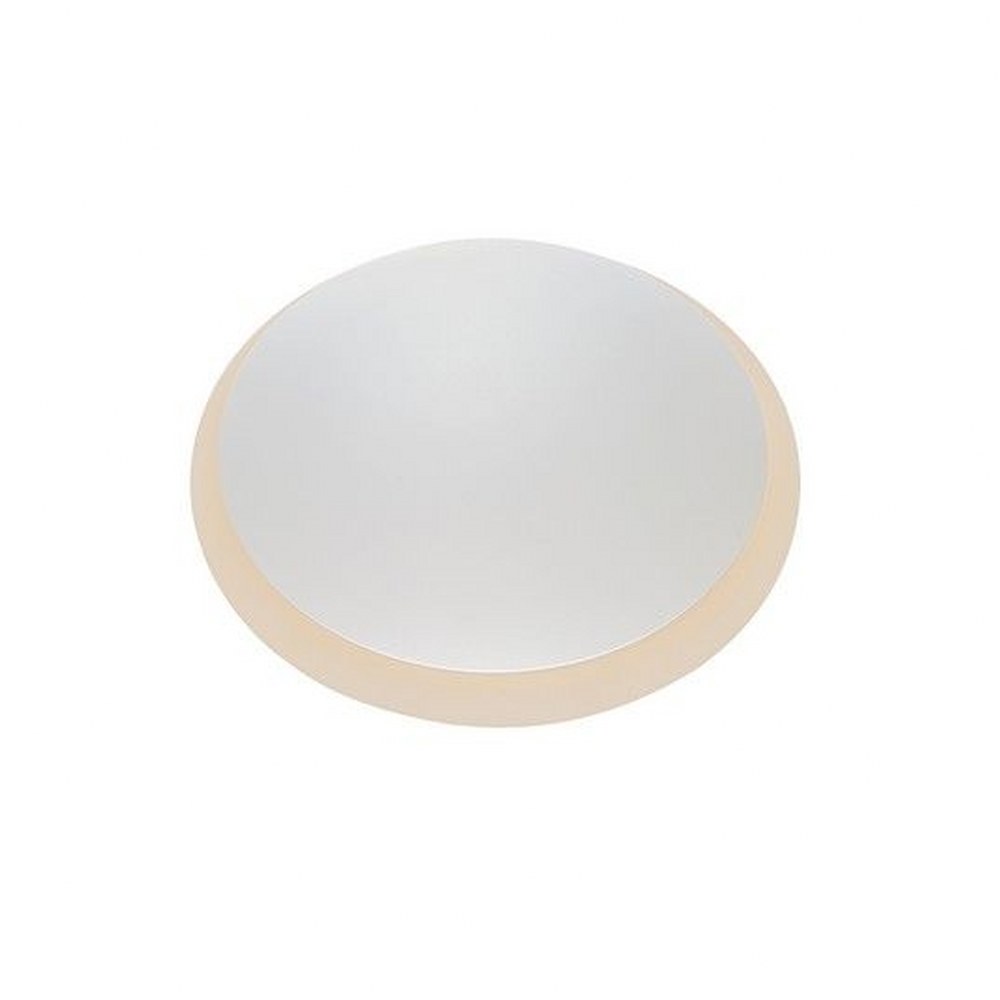 ET2 Lighting-E41504-WT-Alumilux-12W 1 LED Outdoor Wall Sconce-7.75 Inches wide by 7.75 inches high White  White Finish