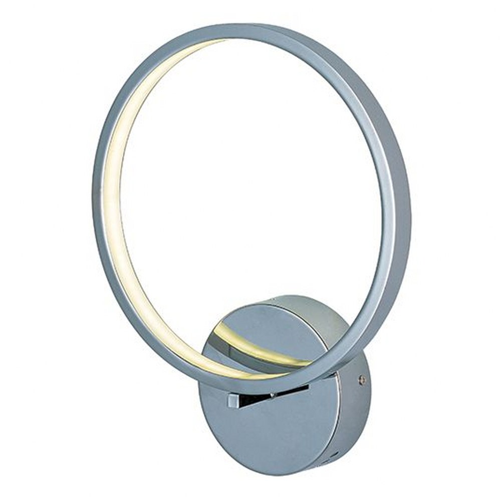 ET2 Lighting-E22710-PC-Hoops - 12.5 Inch 5.4W 1 LED Wall Sconce   Polished Chrome Finish