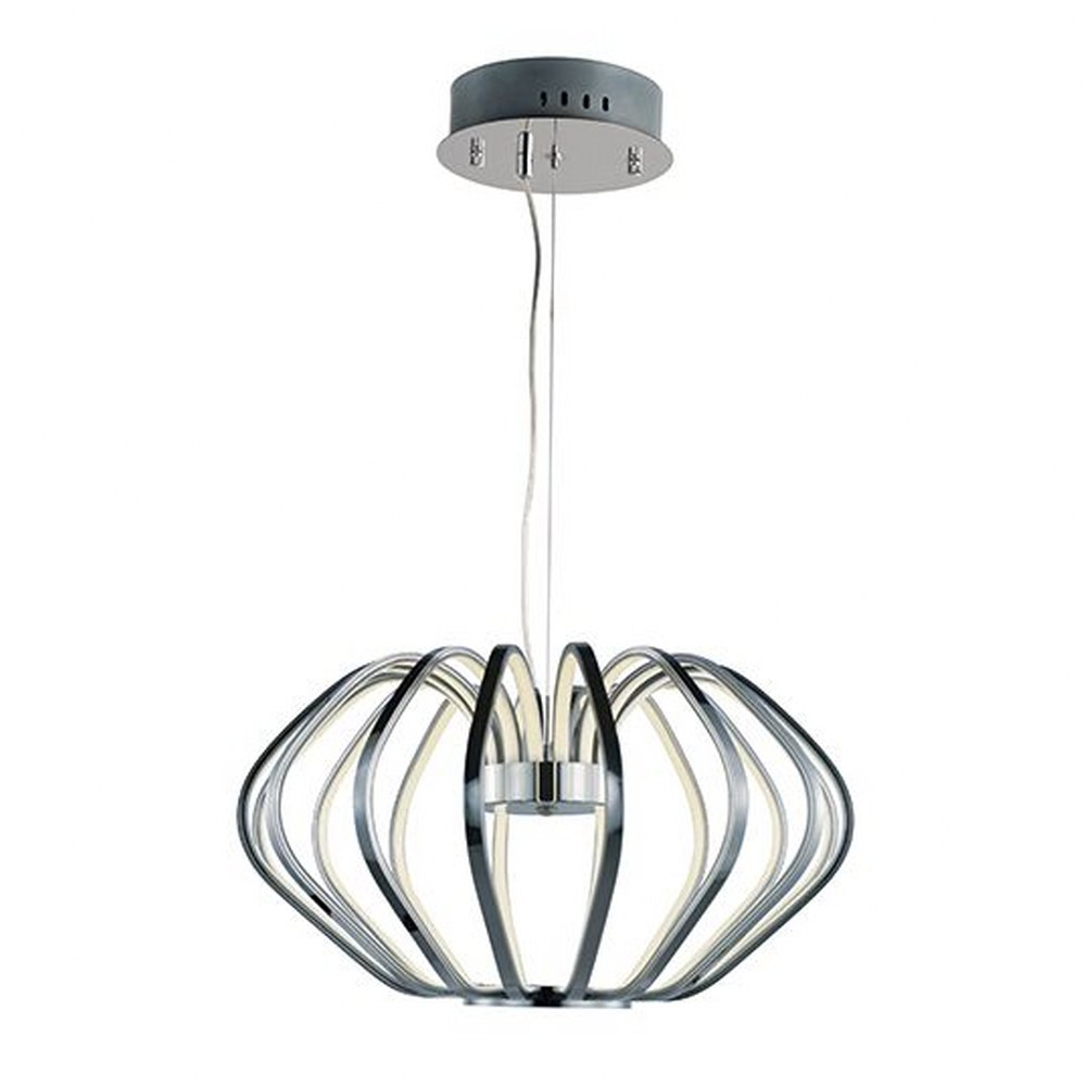 ET2 Lighting-E24514-PC-Argent-103.68W 18 LED Pendant-27.5 Inches wide by 15.5 inches high   Polished Chrome Finish