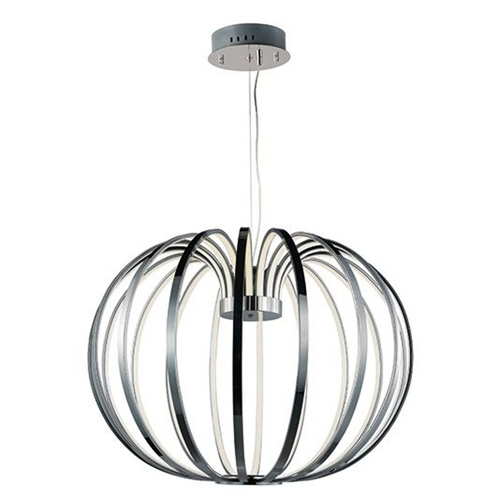 ET2 Lighting-E24524-PC-Argent-18 LED Pendant-27.5 Inches wide by 19 inches high   Polished Chrome Finish