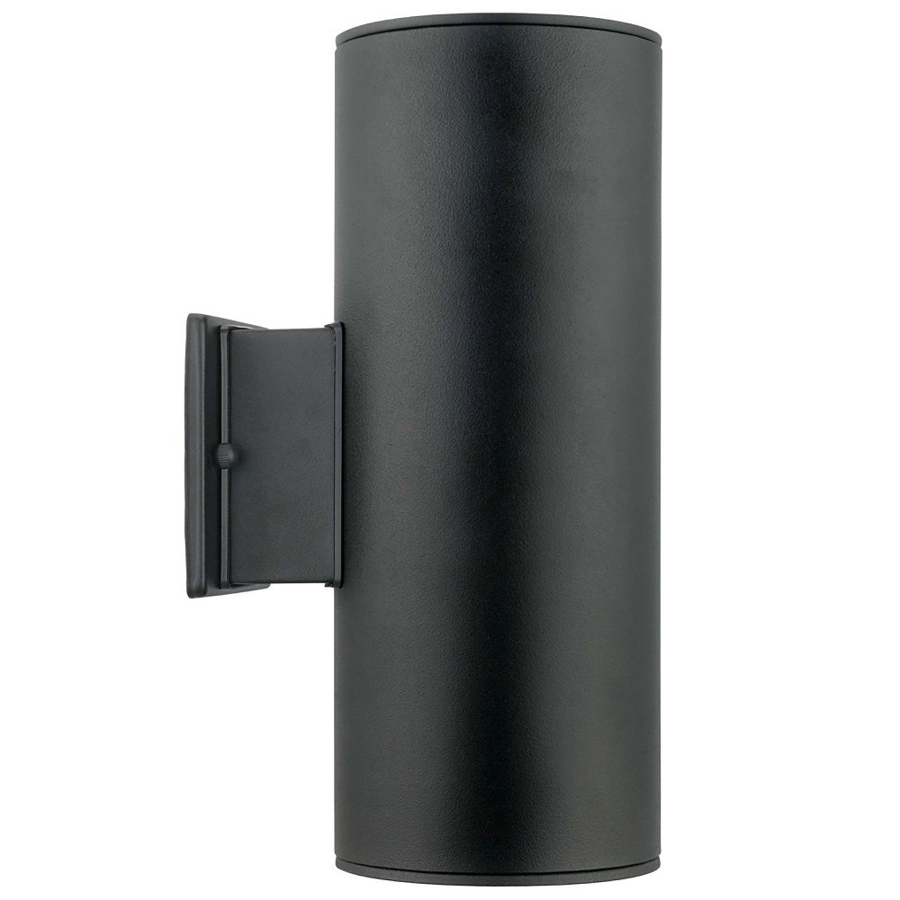 Eglo Lighting-200147A-Ascoli - Two Light Wall Sconce   Black Finish with Clear Glass