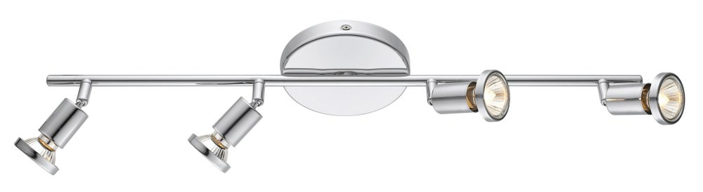 Eglo Lighting-200401A-Buzz - Four Light Track Light   Chrome Finish