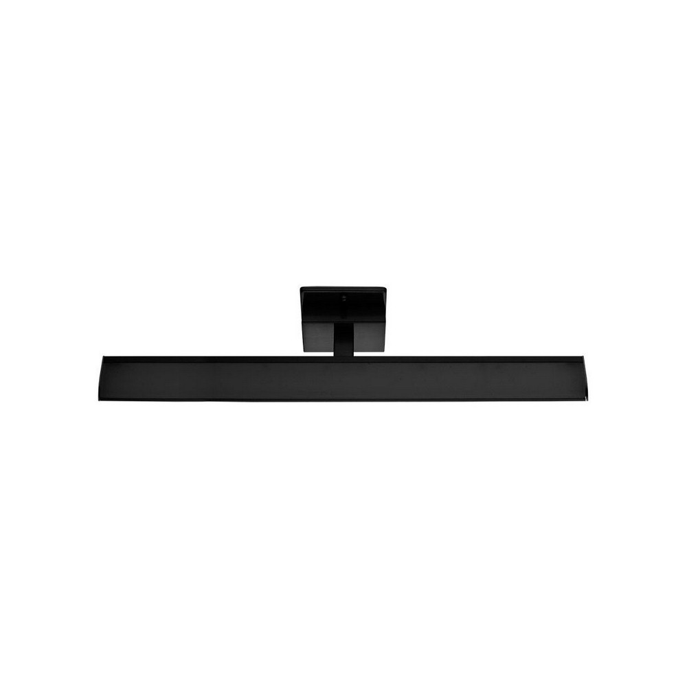 Eglo Lighting-202075A-Tabiano - 3-Light LED Vanity Light - Matte Black Finish - White Acrylic   Matte Black Finish with White Glass