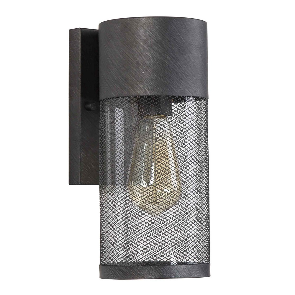 Eglo Lighting-203126A-Wheeler Ridge - One Light Outdoor Wall Lantern   Oil Rubbed Bronze Finish with Oil Rubbed Bronze Steel Shade