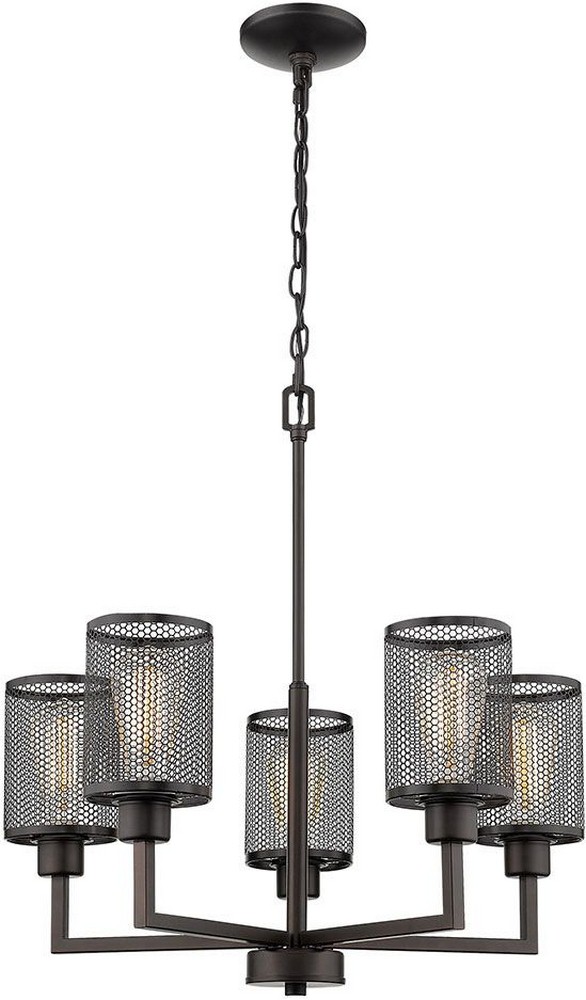 Eglo Lighting-203472A-Verona - Five Light Chandelier Oil Rubbed Bronze  Oil Rubbed Bronze Finish