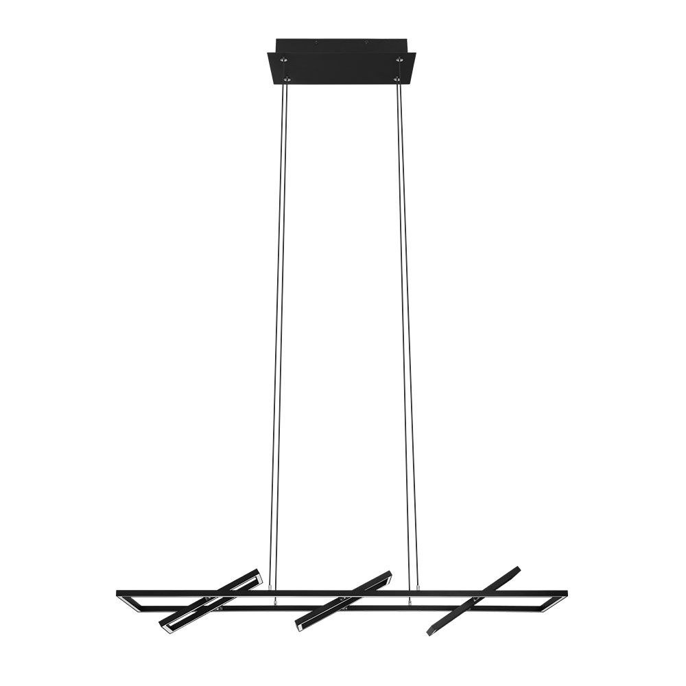 Eglo Lighting-204371A-Tamasera - 47.25 Inch 54W 1 LED Pendant   Structured Black Finish