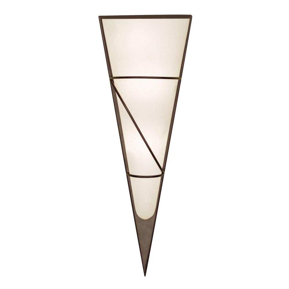 Eglo Lighting-87794A-Pascal 1 - One Light Wallchiere Sconce   Antique Brown Finish with Textured Cream Glass