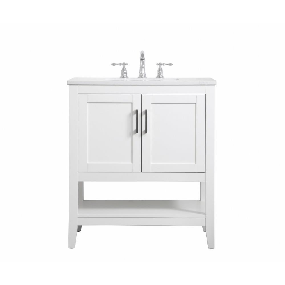Elegant Decor Vf16030 Aubrey 30 Inch Single Bathroom Vanity