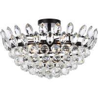 5 Light Flush Mount in Traditional Style - 7 inches tall by 20 inches wide