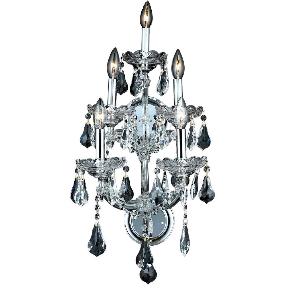 3337165 Elegant Lighting-2801W5C-GT/RC-Maria Theresa - Fiv sku 3337165