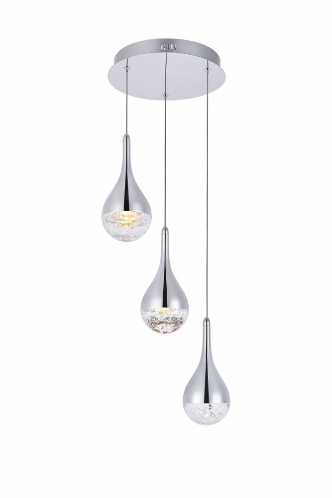 3342220 Elegant Lighting-3803D12C-Amherst - 12 Inch 15W 3  sku 3342220