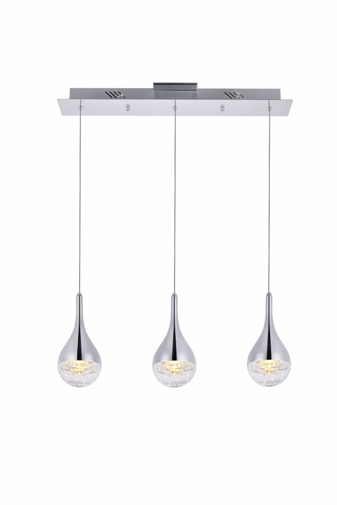 3342246 Elegant Lighting-3803D24C-Amherst - 24 Inch 15W 3  sku 3342246