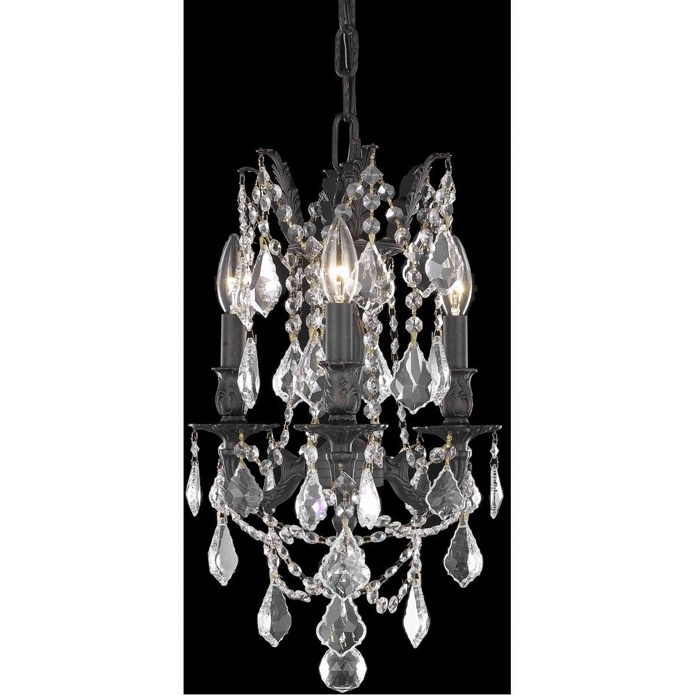 3337472 Elegant Lighting-9203D13DB-GT/RC-Rosalia - Three L sku 3337472