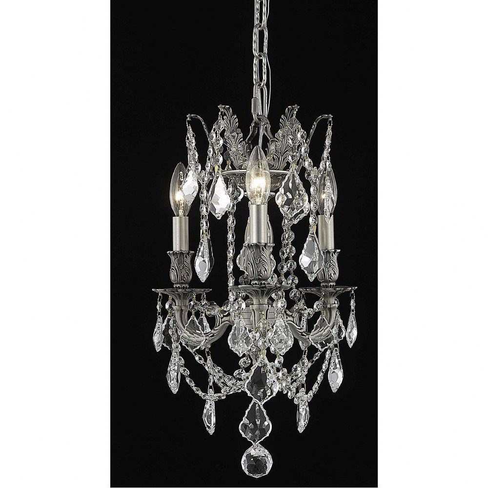 3337484 Elegant Lighting-9203D13PW-GT/RC-Rosalia - Three L sku 3337484