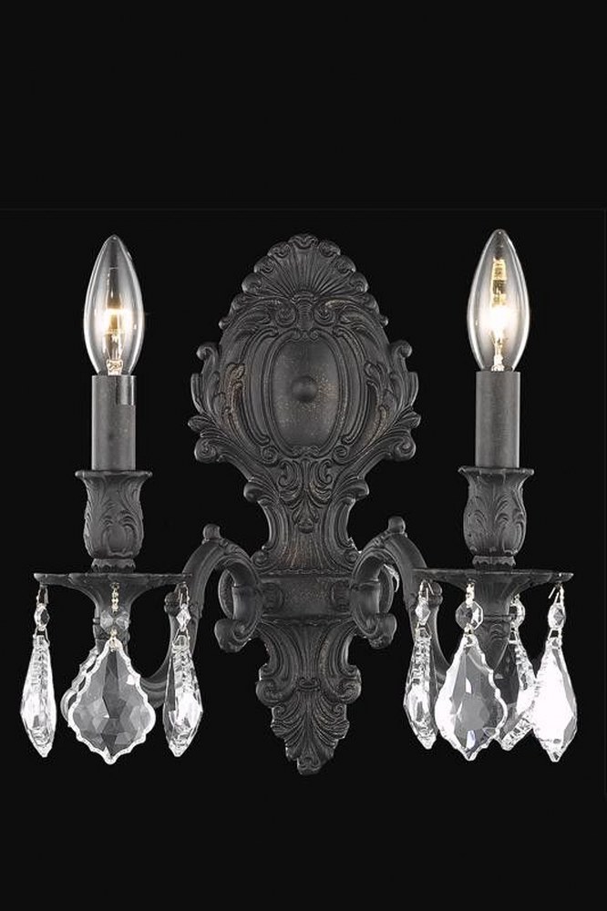 3336826 Elegant Lighting-9602W10DB/RC-Monarch - Two Light  sku 3336826