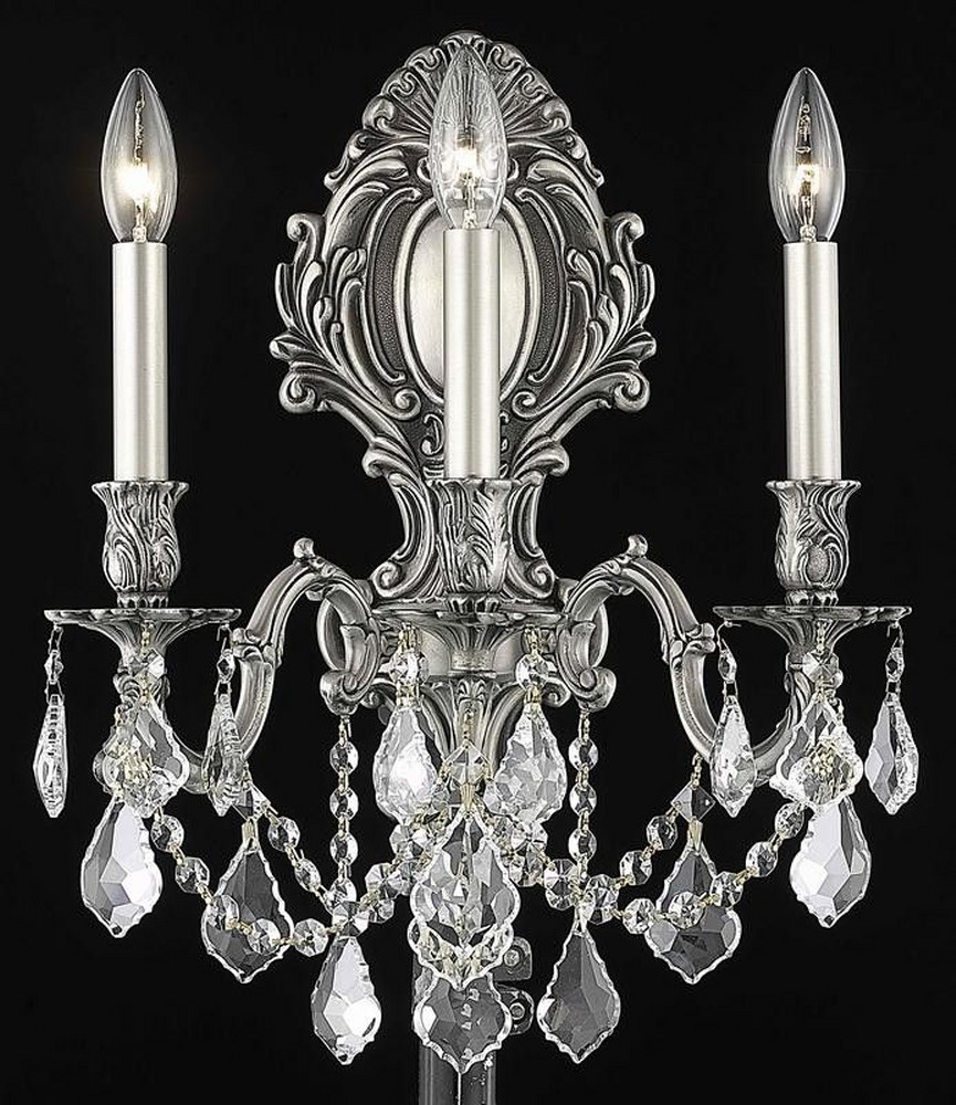 3337318 Elegant Lighting-9603W14PW/RC-Monarch - Three Ligh sku 3337318