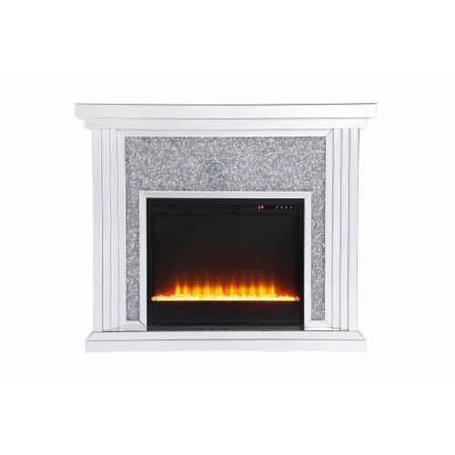 Elegant Decor Mf9902 F2 Modern 47 5 Crystal Mirrored Mantle