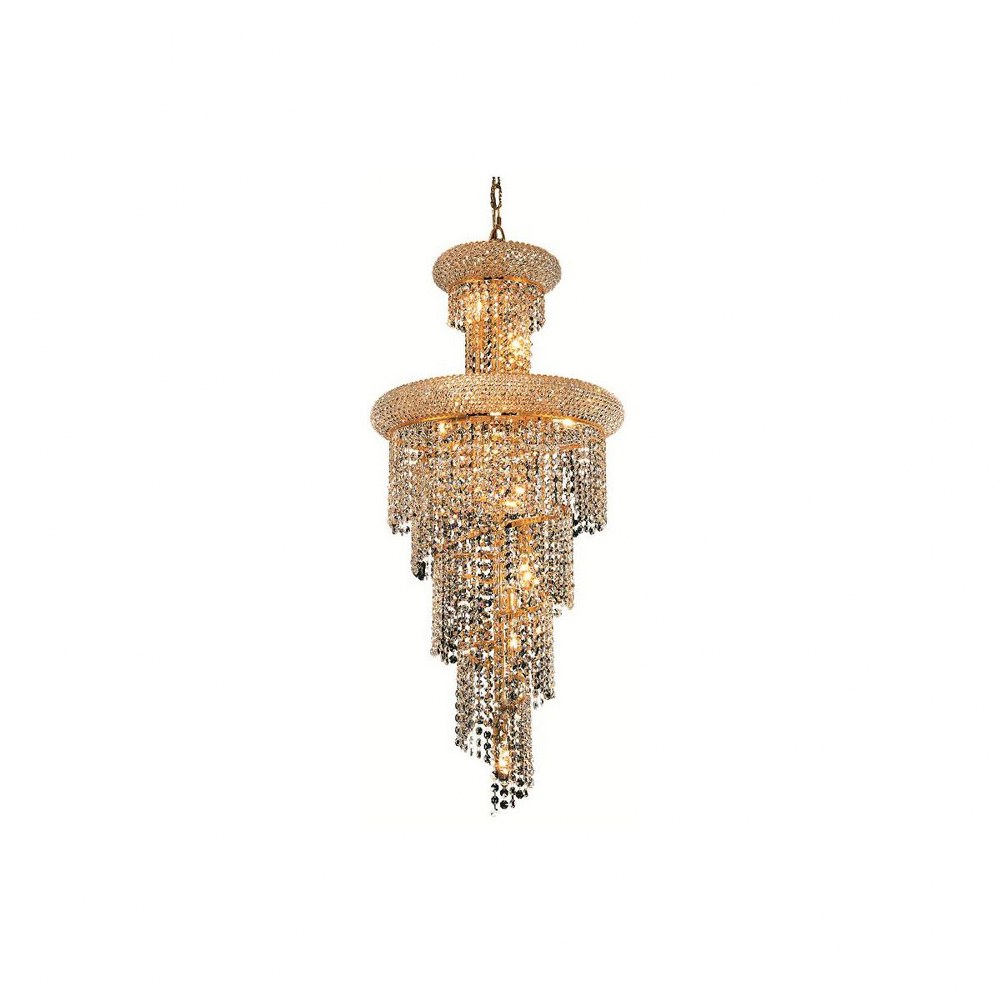 3337733 Elegant Lighting-V1800SR16G/RC-Spiral - Ten Light  sku 3337733