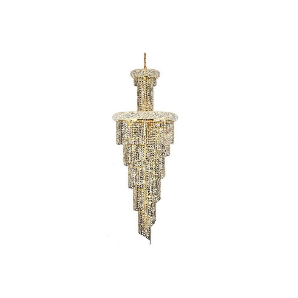 3338701 Elegant Lighting-V1800SR22G/RC-Spiral - Twenty-Two sku 3338701