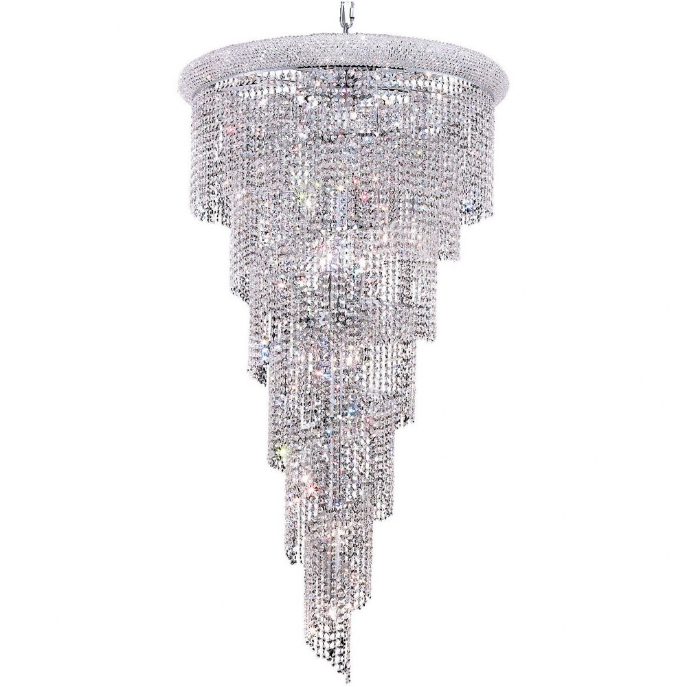 3339300 Elegant Lighting-V1801SR30C/RC-Spiral - Twenty-Two sku 3339300