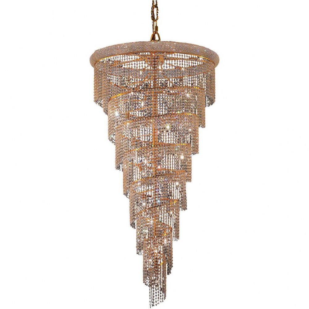 3339574 Elegant Lighting-V1801SR36G/RC-Spiral - Twenty-Six sku 3339574