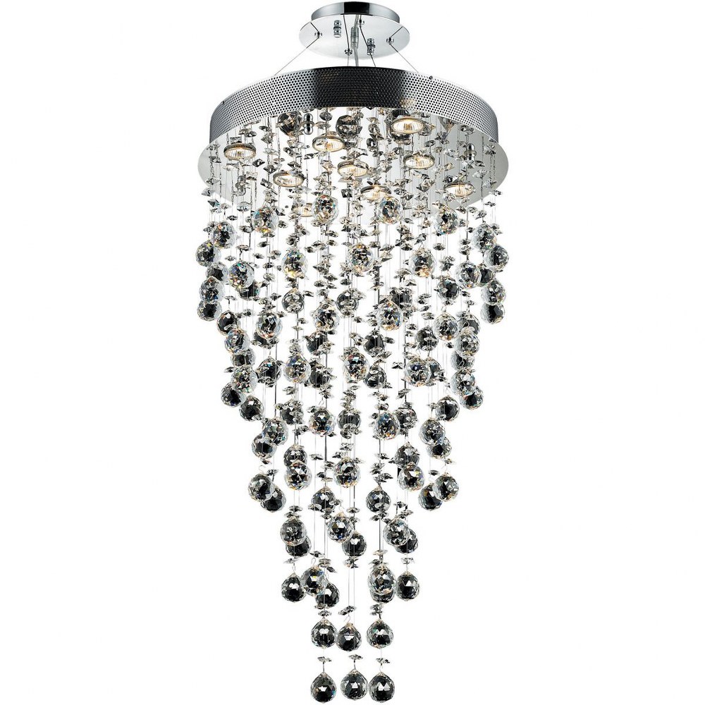 3337793 Elegant Lighting-V2006D20C/RC-Galaxy - Nine Light  sku 3337793