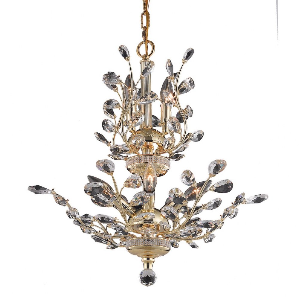 3337332 Elegant Lighting-V2011D21G/RC-Orchid - Eight Light sku 3337332