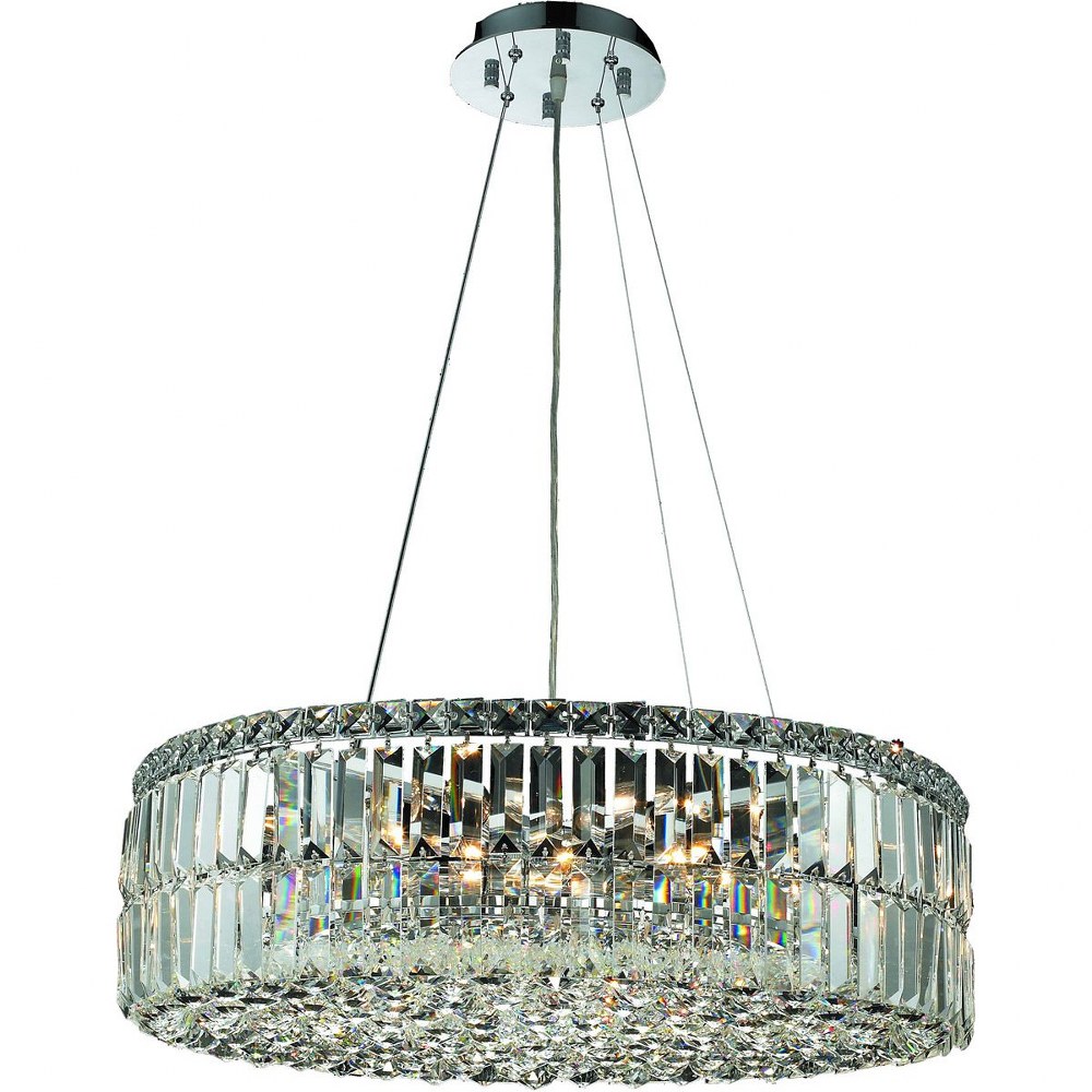 3337909 Elegant Lighting-V2030D24C/RC-Maxime - Twelve Ligh sku 3337909