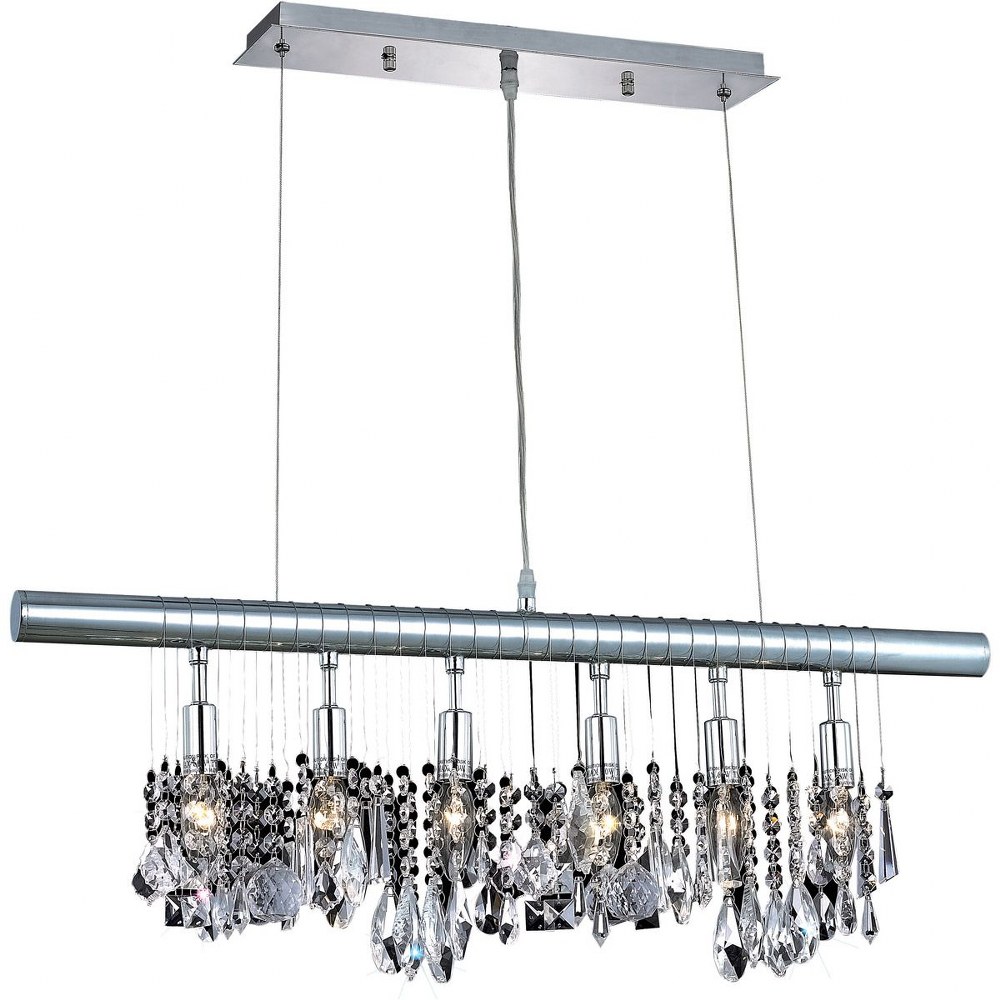 3342100 Elegant Lighting-V3100D30C/RC-Chorus Line - Six Li sku 3342100