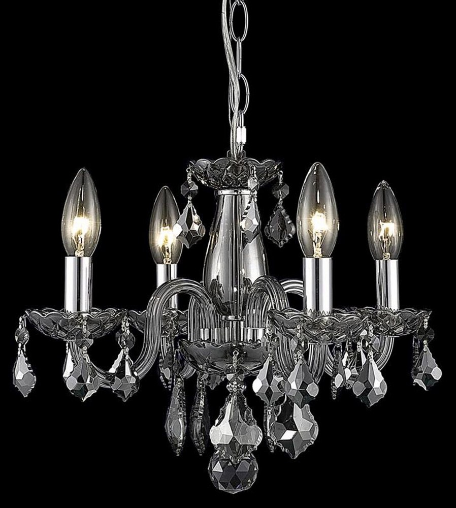 3335981 Elegant Lighting-V7804D15SS-SS/RC-Rococo - Four Li sku 3335981