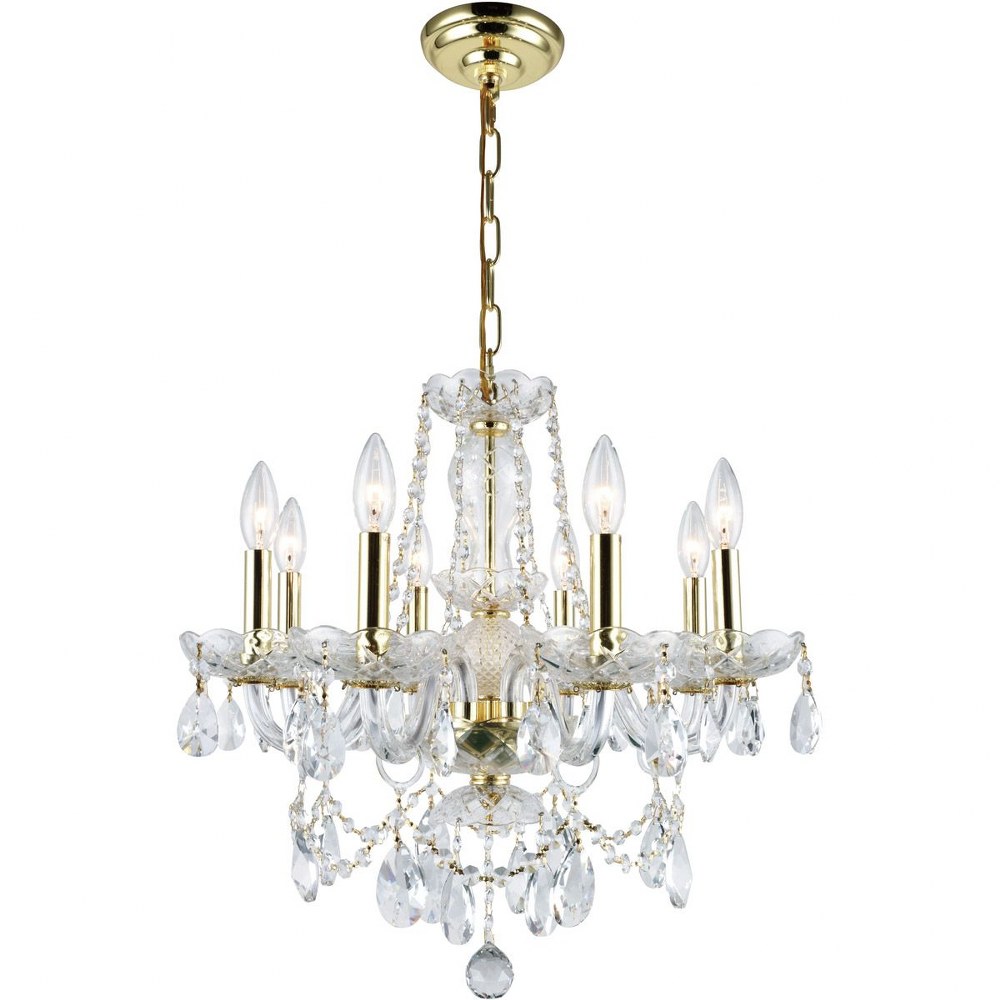 3342056 Elegant Lighting-V7838D20G/RC-Princeton - Eight Li sku 3342056