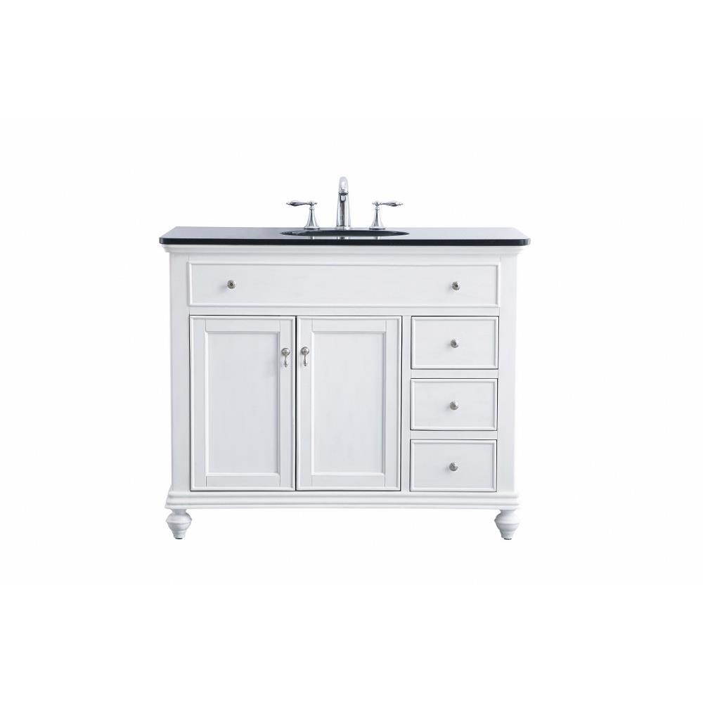 Elegant Decor Vf12342 Otto 84 Inch 3 Drawer Single Bathroom