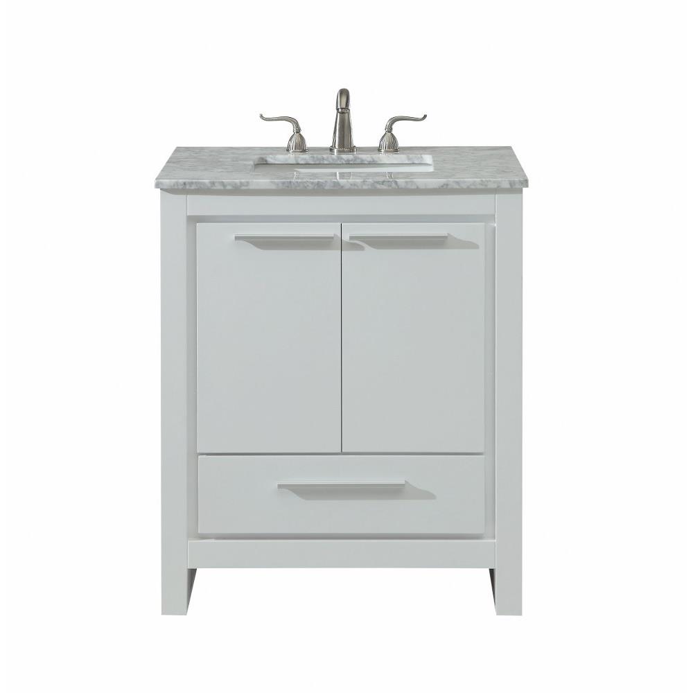 Elegant Decor Vf12830wh Filipo 30 Inch 1 Drawer Rectangle