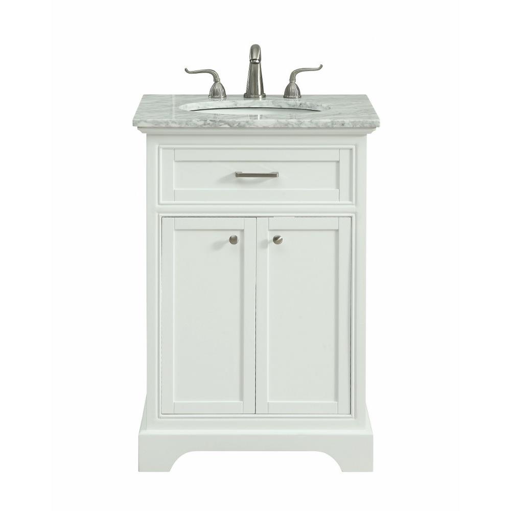Elegant Decor Vf15024 Americana 24 Inch Single Bathroom