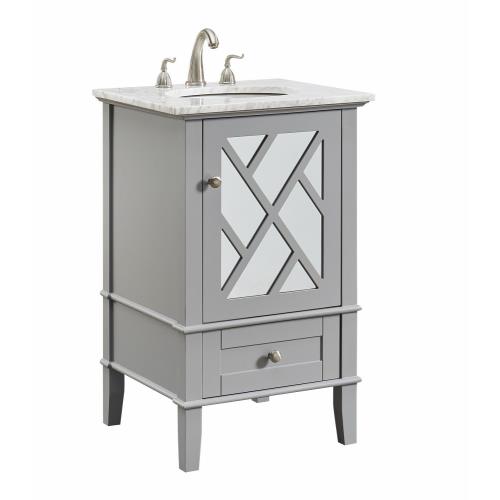 Elegant Decor Vf30221 Luxe 21 Inch 1 Drawer Rectangle Single Bathroom Vanity Sink Set Elegant Decor Vf30221 Luxe 21, 21 Inch Vanity And Sink