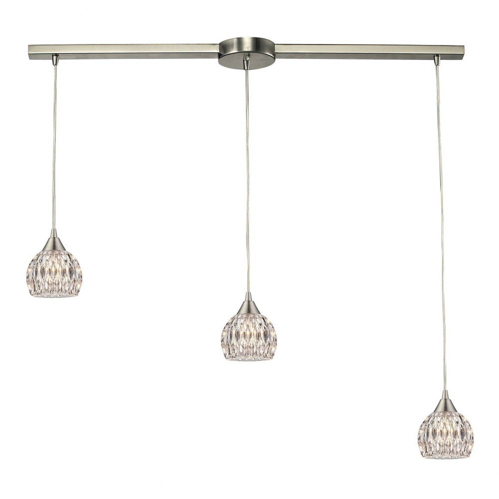 1664248 Elk Lighting-10342/3L-Kersey - 3 Light Chandelier  sku 1664248