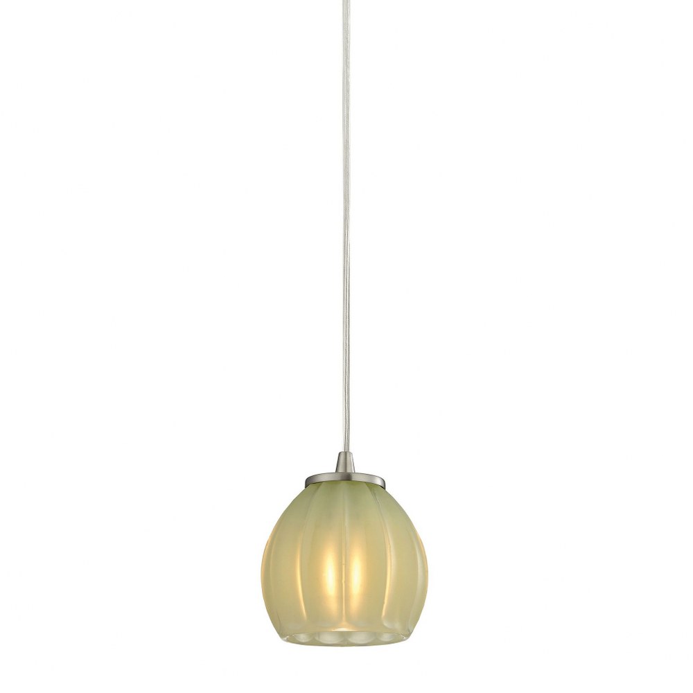 Elk Lighting-10421/1JD-Melony - 1 Light Mini Pendant in Transitional Style with Coastal/Beach and Country/Cottage inspirations - 5 Inches tall and 4 inches wide   Melony - 1 Light Mini Pendant in Tran