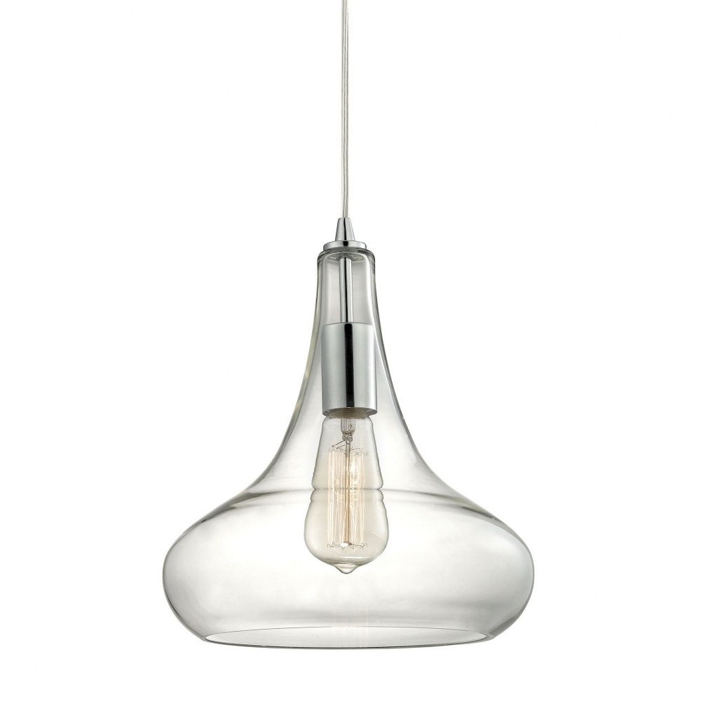 Elk Lighting-10422/1-Orbital - 1 Light Mini Pendant in Modern/Contemporary Style with Mid-Century and Scandinavian inspirations - 12 Inches tall and 10 inches wide   Orbital - 1 Light Mini Pendant in 