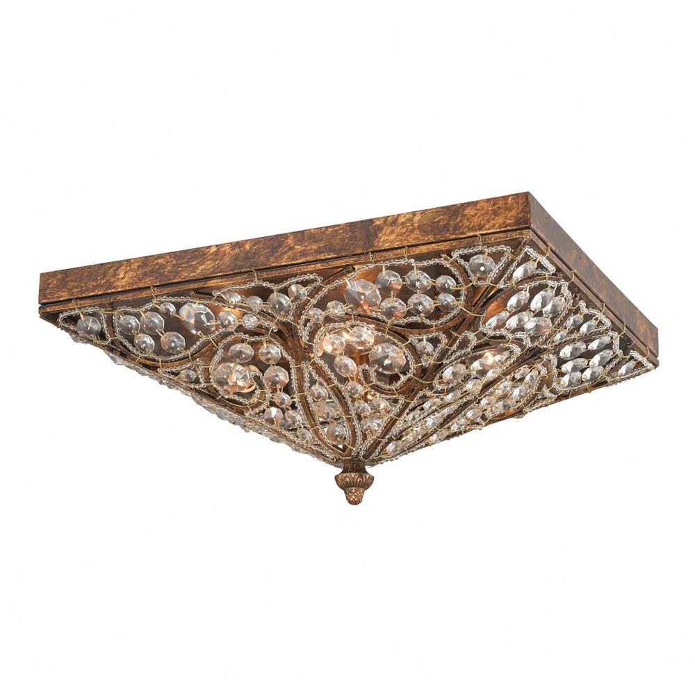 Victoria Four Light Flush Mount