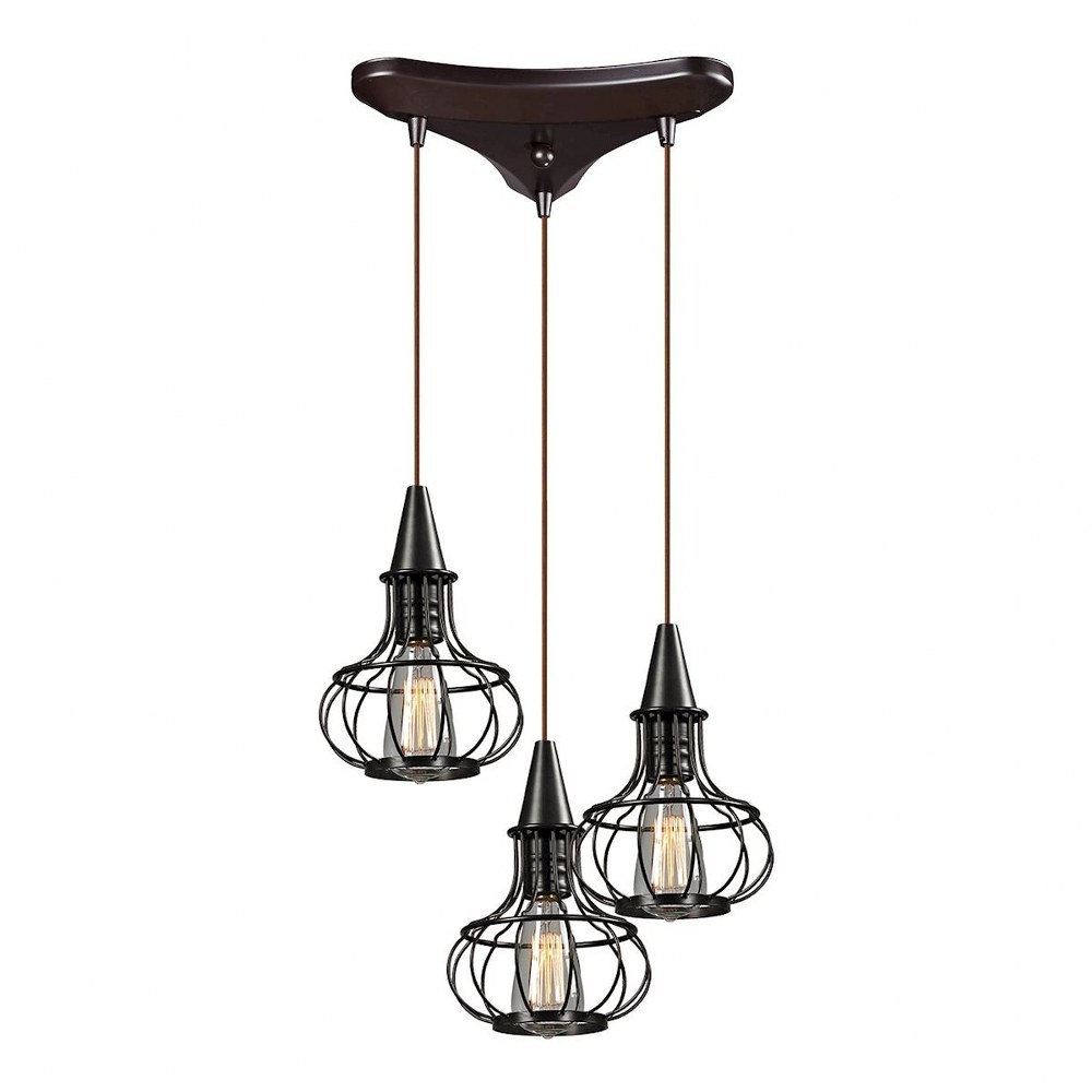 1664475 Elk Lighting-14191/3-Yardley - 3 Light Triangular  sku 1664475