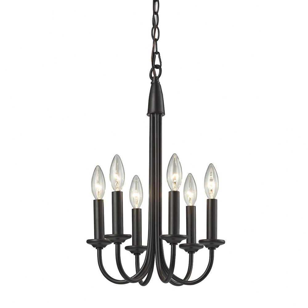 Elk Lighting-31813/6-Chandette - Six Light Chandelier   Chandette - Six Light Chandelier