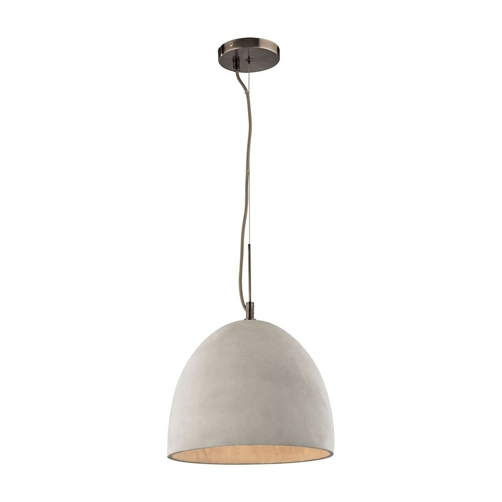 Elk Lighting-45334/1-Urban Form - 1 Light Mini Pendant in Modern/Contemporary Style with Urban/Industrial and Scandinavian inspirations - 11 Inches tall and 12 inches wide   Black Nickel Finish with N