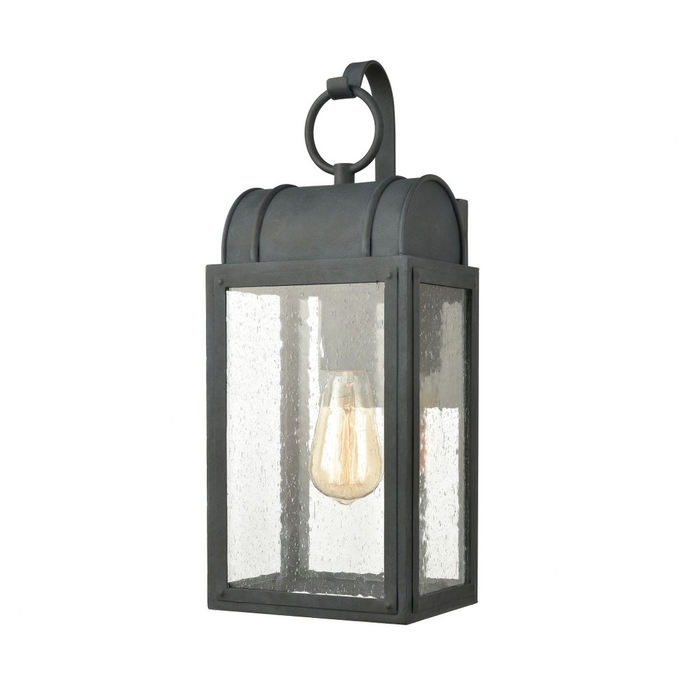 Elk Lighting-45481/1-Heritage Hills - 1 Light Outdoor Wall Sconce in Traditional Style with Southwestern and Modern Farmhouse inspirations - 14 by 6 inches wide   Heritage Hills - 1 Light Outdoor Wall