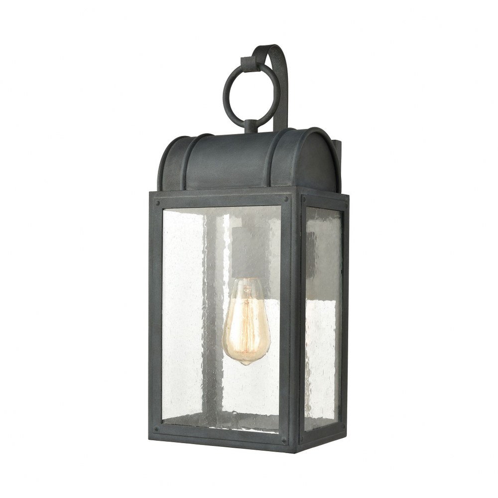 Elk Lighting-45482/1-Heritage Hills - 1 Light Outdoor Wall Sconce in Traditional Style with Southwestern and Modern Farmhouse inspirations - 14 by 6 inches wide   Heritage Hills - 1 Light Outdoor Wall