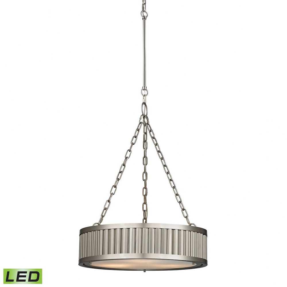 Elk Lighting-46114/3-LED-Linden Manor - 26 Inch 28.5W 3 LED Chandelier   Linden Manor - 26 Inch 28.5W 3 LED Chandelier