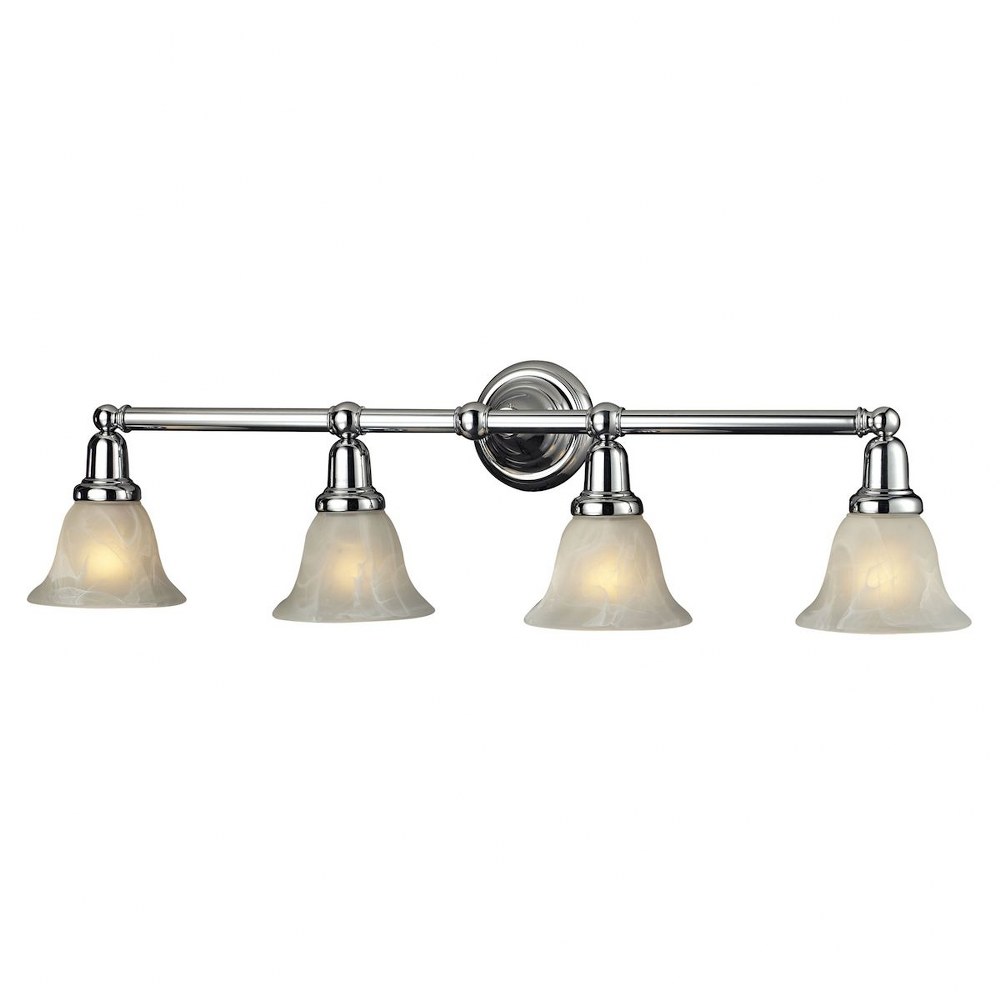 Elk Lighting-84013/4-Four Light Bath Bar   Chrome Finish